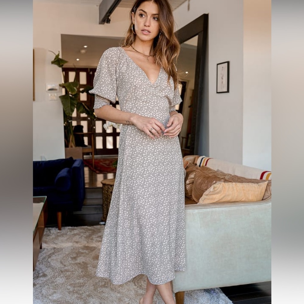 Like New Floral Midi Dress